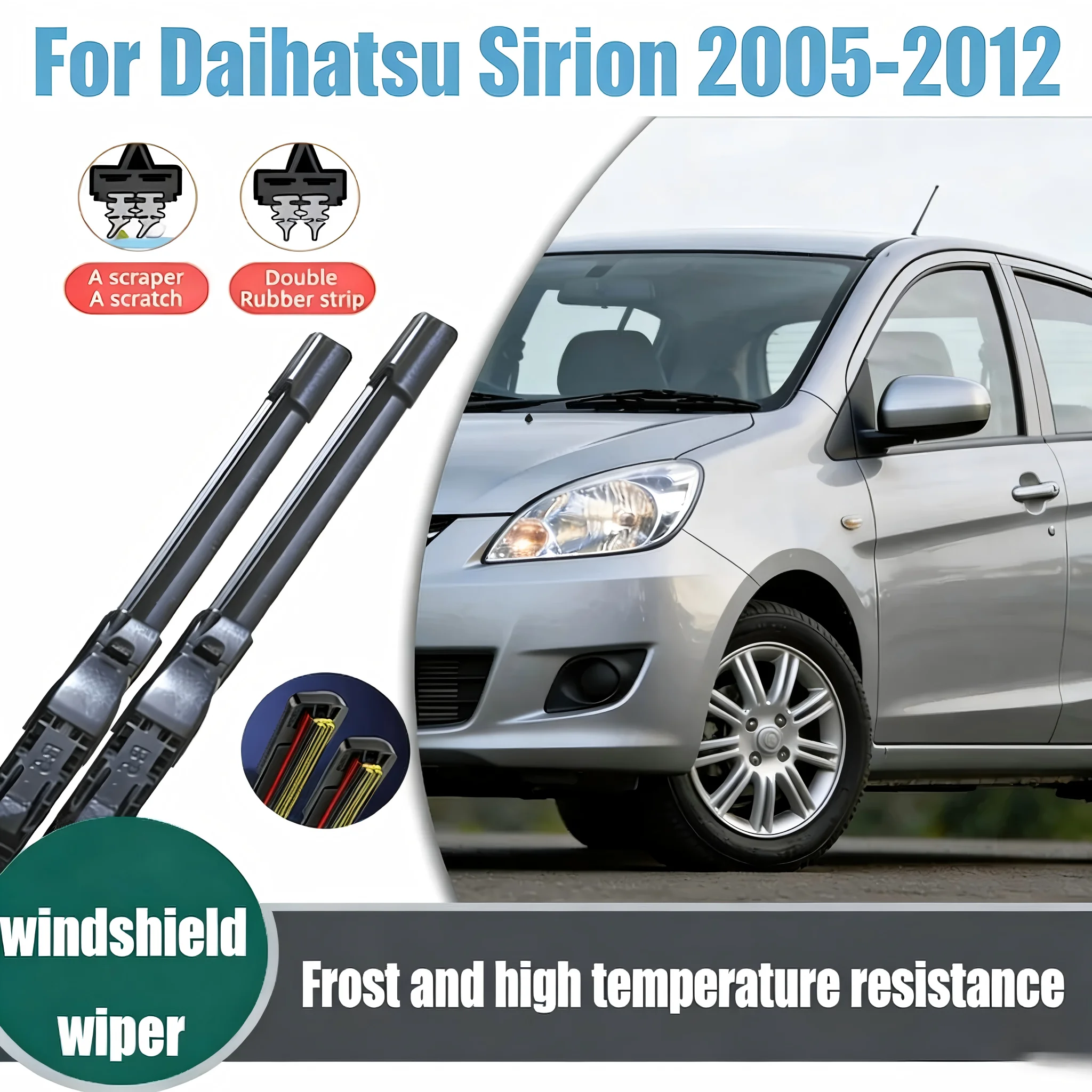 2 pieces front windshield wiper blades windshield wiper carbon fiber for Daihatsu Sirius 2005-2012 2006 2007 2008 2009 2010 2011
2 pieces front windshield wiper blades windshield wiper carbon fiber for Daihatsu Sirius 2005-2012 2006 2007 2008 2009 2010 2011