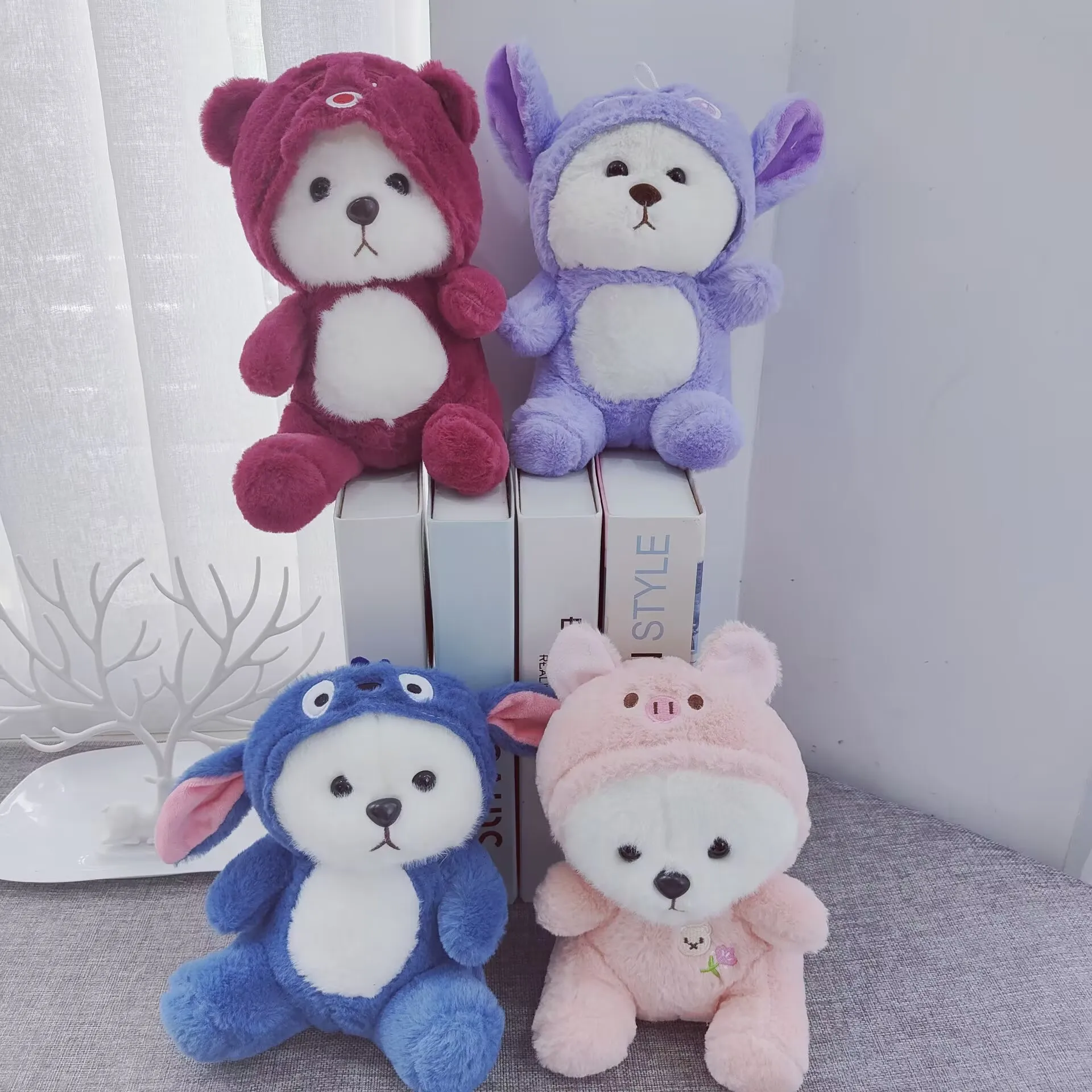 Cute Teddy cross Plush Toy Cartoon TeddyTales Bear Stuffed Animal Bear Plush Doll Baby Sleep Pillow Kids Birthday Gifts
Cute Teddy cross Plush Toy Cartoon TeddyTales Bear Stuffed Animal Bear Plush Doll Baby Sleep Pillow Kids Birthday Gifts