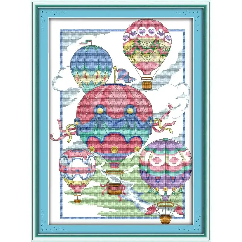 Hot Air Balloon Pattern Diy Cross Stitch 14ct 11ct Chinese Cross Stitch Kit Handmade Embroidery Set Home Decoration Painting
Hot Air Balloon Pattern Diy Cross Stitch 14ct 11ct Chinese Cross Stitch Kit Handmade Embroidery Set Home Decoration Painting