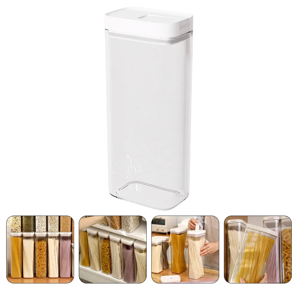 Pasta Storage Containers 1800ML Large Sealed Canister Kitchen Pantry Noodle Holder Organizers Spaghetti Container Food
Pasta Storage Containers 1800ML Large Sealed Canister Kitchen Pantry Noodle Holder Organizers Spaghetti Container Food