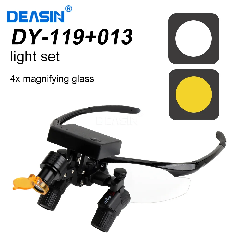 High quality 4X-450mm Dental Surgical Binocular Loupe Magnifier with Light 5W Optical Power Optional for ENT
High quality 4X-450mm Dental Surgical Binocular Loupe Magnifier with Light 5W Optical Power Optional for ENT