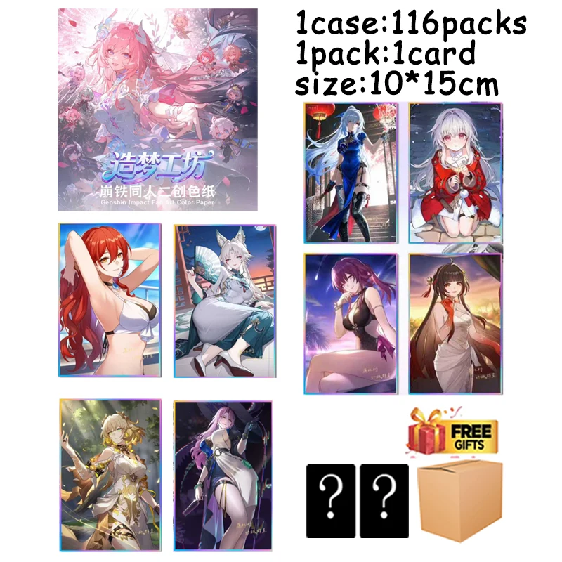 Honkai Star Rail Colored Paper Collection Card 100 Exclusive Artworks 10x15cm Gold Foil Printing Premium Paper Art Collectible
Honkai Star Rail Colored Paper Collection Card 100 Exclusive Artworks 10x15cm Gold Foil Printing Premium Paper Art Collectible