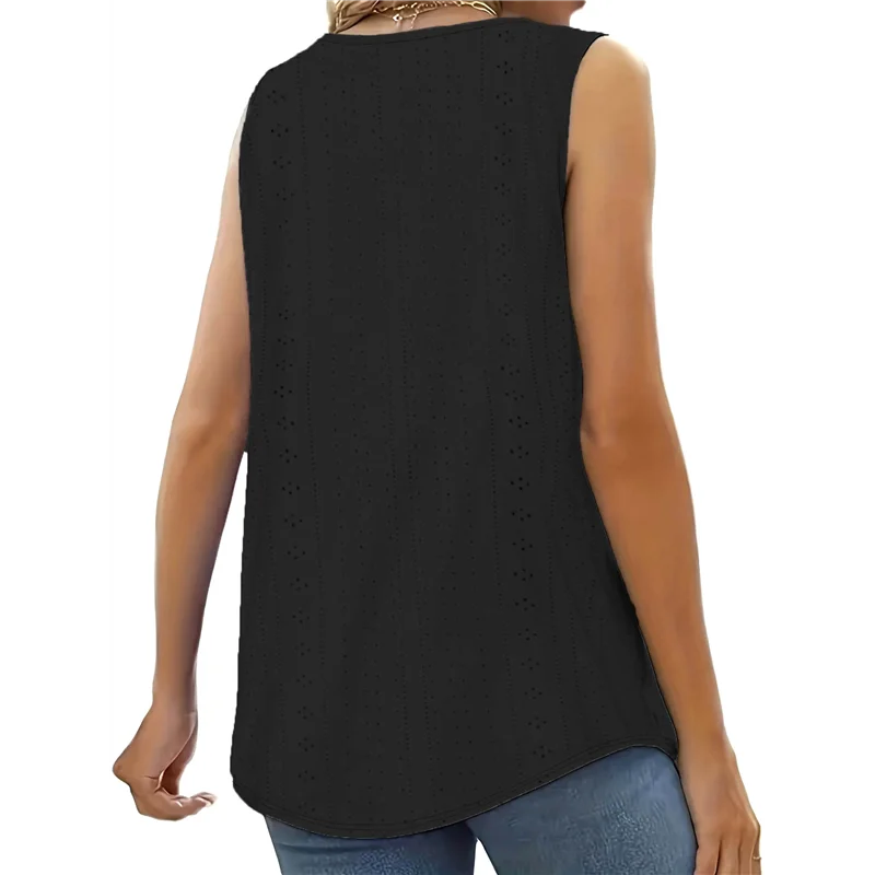 FX-Summer Tank Tops For Women Loose Fit Pleated Tunics Scoop Neck Sleeveless Lace Tops Curved Hem Flowy
FX-Summer Tank Tops For Women Loose Fit Pleated Tunics Scoop Neck Sleeveless Lace Tops Curved Hem Flowy