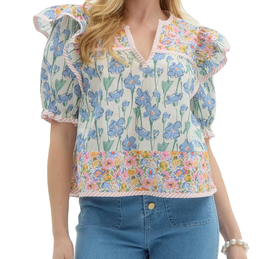 Women Boho y2k Vintage Cap Flutter Sleeve Peplum Blouses Elegant V-neck Patchwork Loose Babydoll Aesthetic Shirts Top Streetwear
Women Boho y2k Vintage Cap Flutter Sleeve Peplum Blouses Elegant V-neck Patchwork Loose Babydoll Aesthetic Shirts Top Streetwear