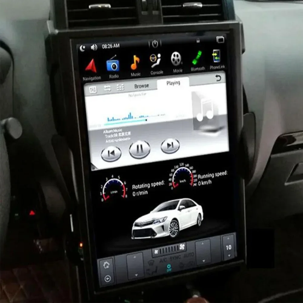 GPS-навигатор PX6 вертикальный в стиле tesla для Toyota Land Cruiser Prado 2018 с камерой, 19 дюймов
GPS-навигатор PX6 вертикальный в стиле tesla для Toyota Land Cruiser Prado 2018 с камерой, 19 дюймов
