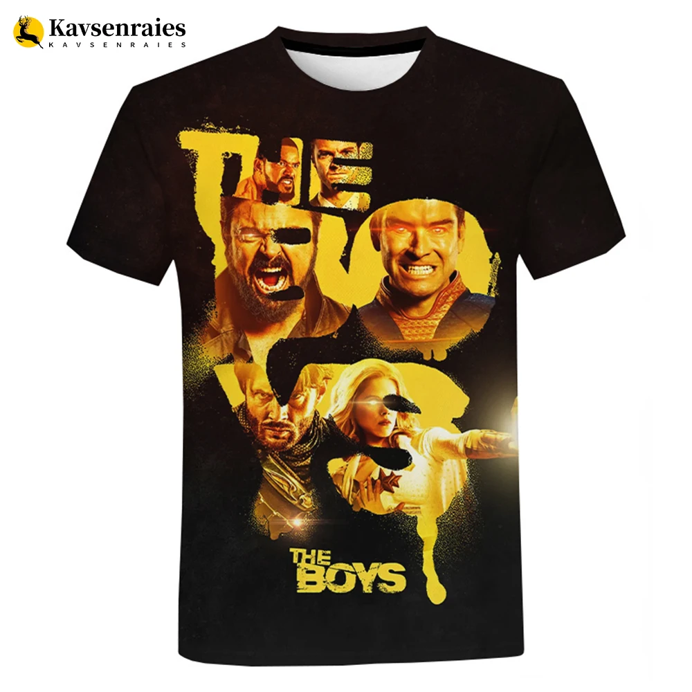 2023 Hot Sale TV Movie Series The Boys Printed 3D T-shirt Men Summer Fashion Casual Tshirt Women Harajuku Streetwear Cool Tops
2023 Hot Sale TV Movie Series The Boys Printed 3D T-shirt Men Summer Fashion Casual Tshirt Women Harajuku Streetwear Cool Tops