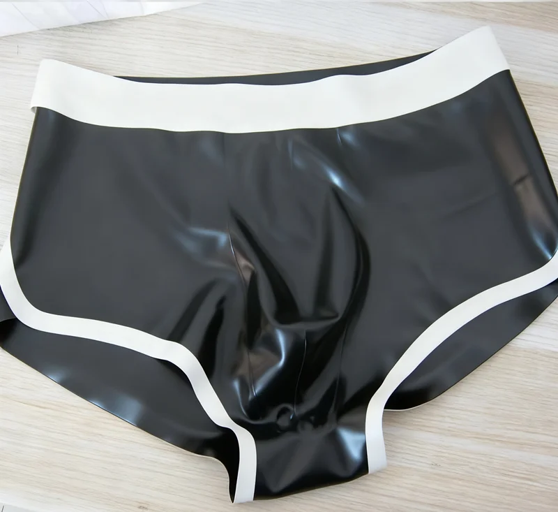 Latex Rubber Gummi shorts Underwear Fashion uniform Cosplay Party
Latex Rubber Gummi shorts Underwear Fashion uniform Cosplay Party