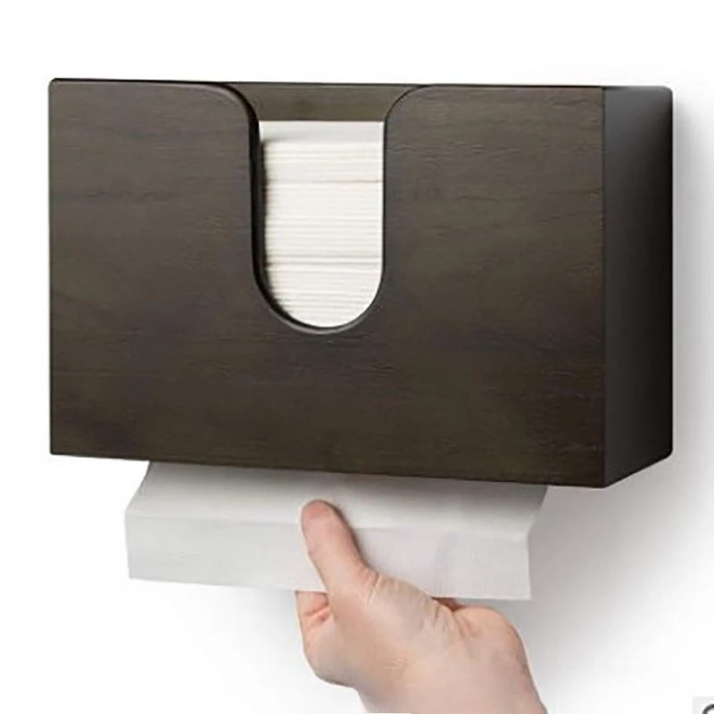 Wall Mounted Wooden Tissue Box - Black Rectangular Trash Bag Storage Holder, Bathroom & Kitchen Organizer
Wall Mounted Wooden Tissue Box - Black Rectangular Trash Bag Storage Holder, Bathroom & Kitchen Organizer