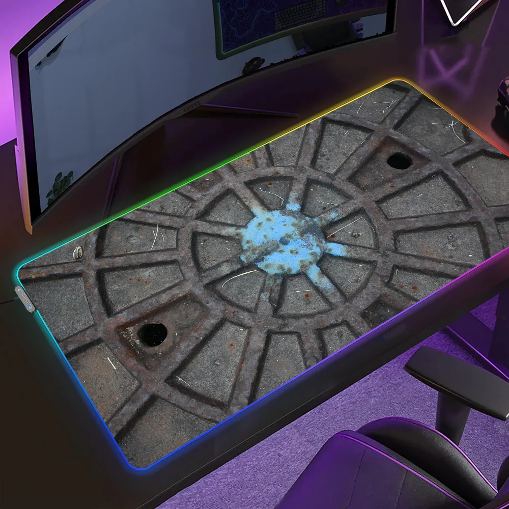 Manhole Cover Drain Hole Mouse Pad Gaming MousePad LED Table Pads Micro USB Backlit Rubber RGB Desk Mats Desktop XXL
Manhole Cover Drain Hole Mouse Pad Gaming MousePad LED Table Pads Micro USB Backlit Rubber RGB Desk Mats Desktop XXL