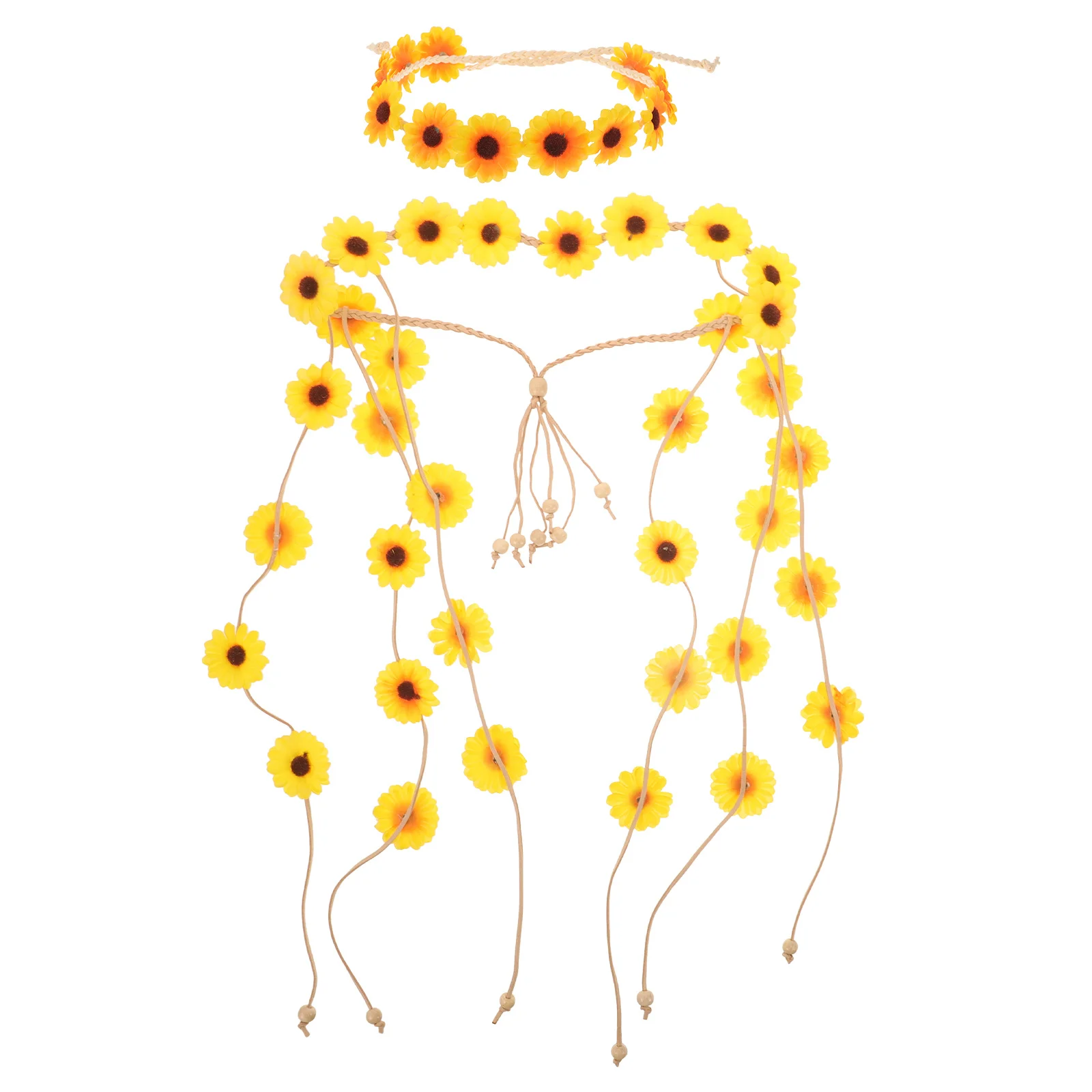 2pcs Sunflower Headband Bohemian Flower Crown For Women Fairy Hairpiece Bridal Party Wedding Festival Hair Accessories
2pcs Sunflower Headband Bohemian Flower Crown For Women Fairy Hairpiece Bridal Party Wedding Festival Hair Accessories