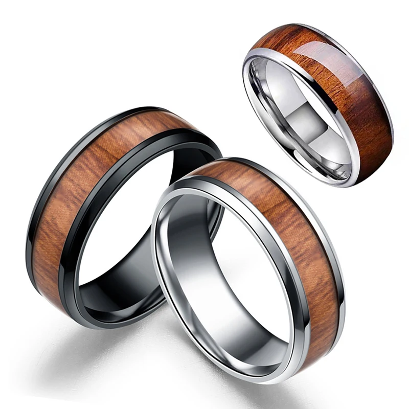 Bohemia Stainless Steel Wood Grain Mosaic Ring Fashion 8mm Black Thick Men Rings Knuckle Jewelry Boyfriend Gifts Accessories
Bohemia Stainless Steel Wood Grain Mosaic Ring Fashion 8mm Black Thick Men Rings Knuckle Jewelry Boyfriend Gifts Accessories