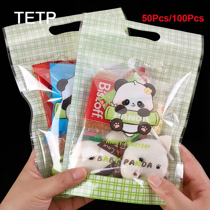 TETP Cartoon Panda Self-Sealing Bag for Handmade Baked Goods Packaging for Cookies Snowflake Crisps Candy Gifts Decoration
TETP Cartoon Panda Self-Sealing Bag for Handmade Baked Goods Packaging for Cookies Snowflake Crisps Candy Gifts Decoration