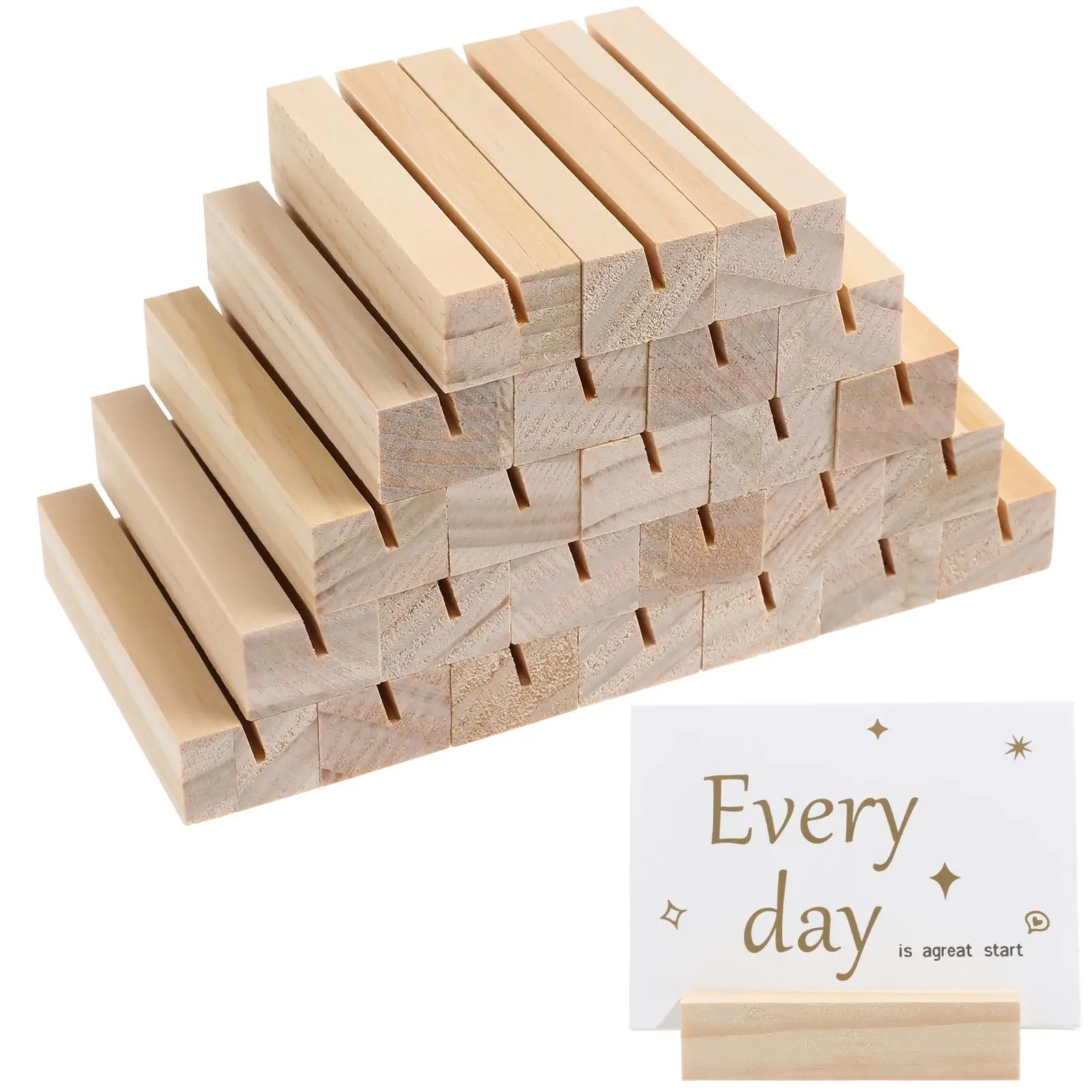 25pcs Wooden Card Holder Rectangular Desk Memo Picture Stand Menu Shelf Table Office Photo Holder Banquet Party
25pcs Wooden Card Holder Rectangular Desk Memo Picture Stand Menu Shelf Table Office Photo Holder Banquet Party