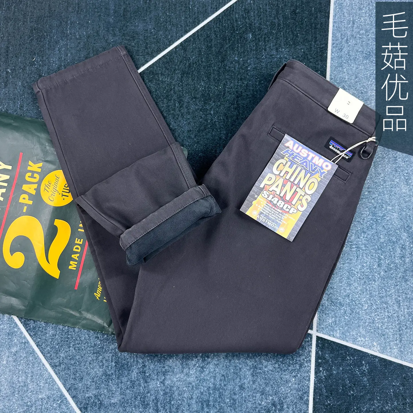 Winter Warm Fleece-Lined Thick New Slim Tapered Straight-Leg Pants American Casual 100% Cotton Dark Gray Men's Workwear Trousers
Winter Warm Fleece-Lined Thick New Slim Tapered Straight-Leg Pants American Casual 100% Cotton Dark Gray Men's Workwear Trousers