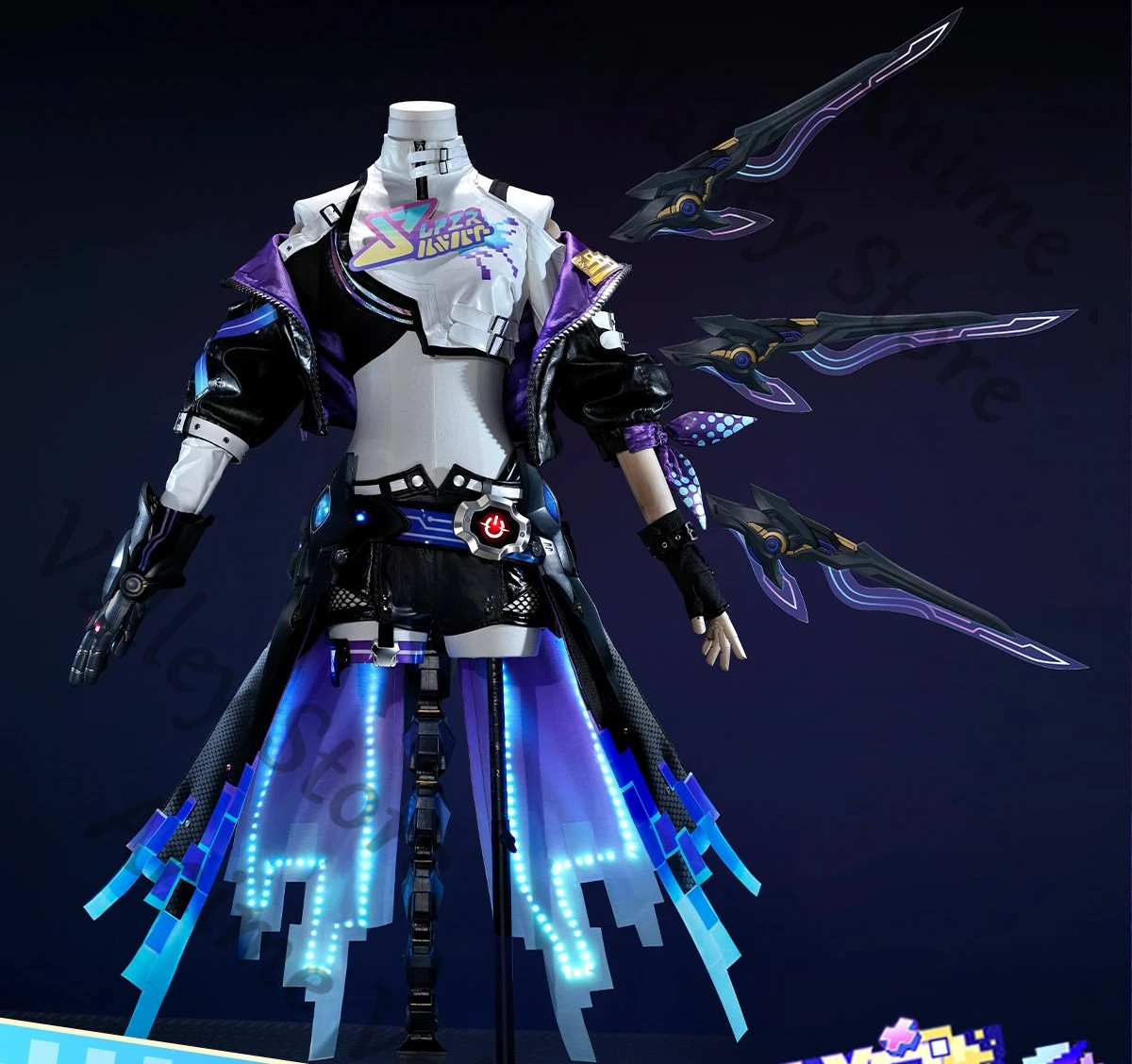 Anime Honkai: Star Rail Silver Wolf 999 Cosplay Luminous Wings Prop Cartoon Tail Appendage Tattoo Sticker Weaponry Props Gift
Anime Honkai: Star Rail Silver Wolf 999 Cosplay Luminous Wings Prop Cartoon Tail Appendage Tattoo Sticker Weaponry Props Gift