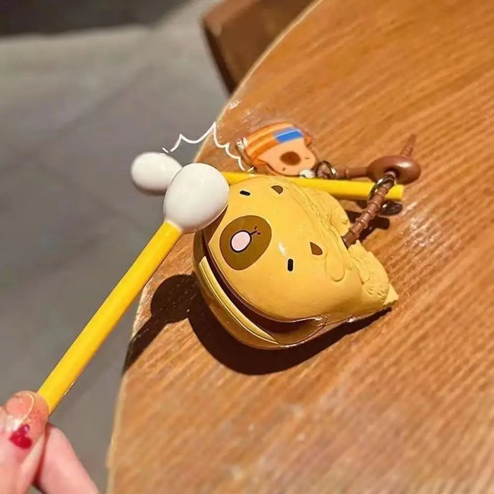 Kapibara Wooden Fish Beating Decompression Artifacts Table Decoration Capybara Toy Pendant Buddha Doll Stationery
Kapibara Wooden Fish Beating Decompression Artifacts Table Decoration Capybara Toy Pendant Buddha Doll Stationery