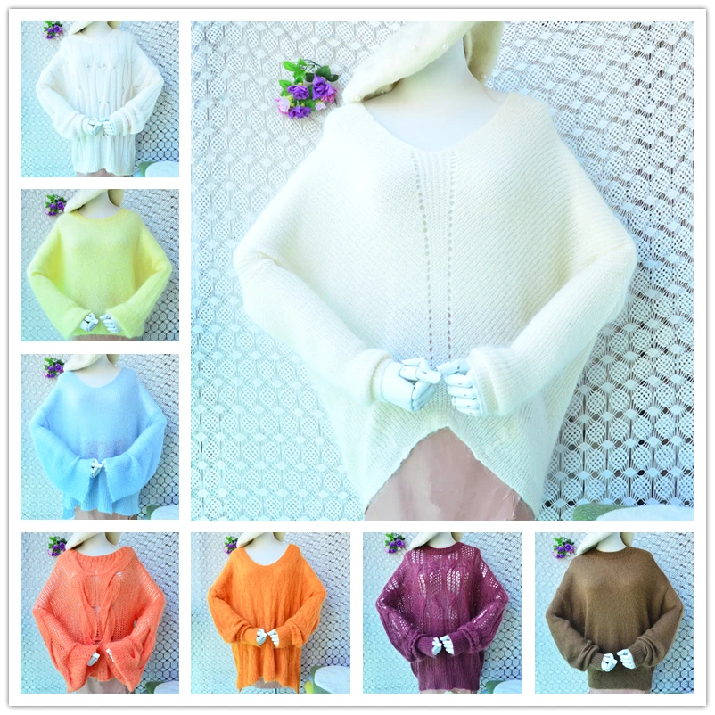 Женский мягкий пушистый свитер из мохеровой шерсти с круглым вырезом и длинными рукавами, свободный пуловер Lazy Oaf для весны и осени
Женский мягкий пушистый свитер из мохеровой шерсти с круглым вырезом и длинными рукавами, свободный пуловер Lazy Oaf для весны и осени