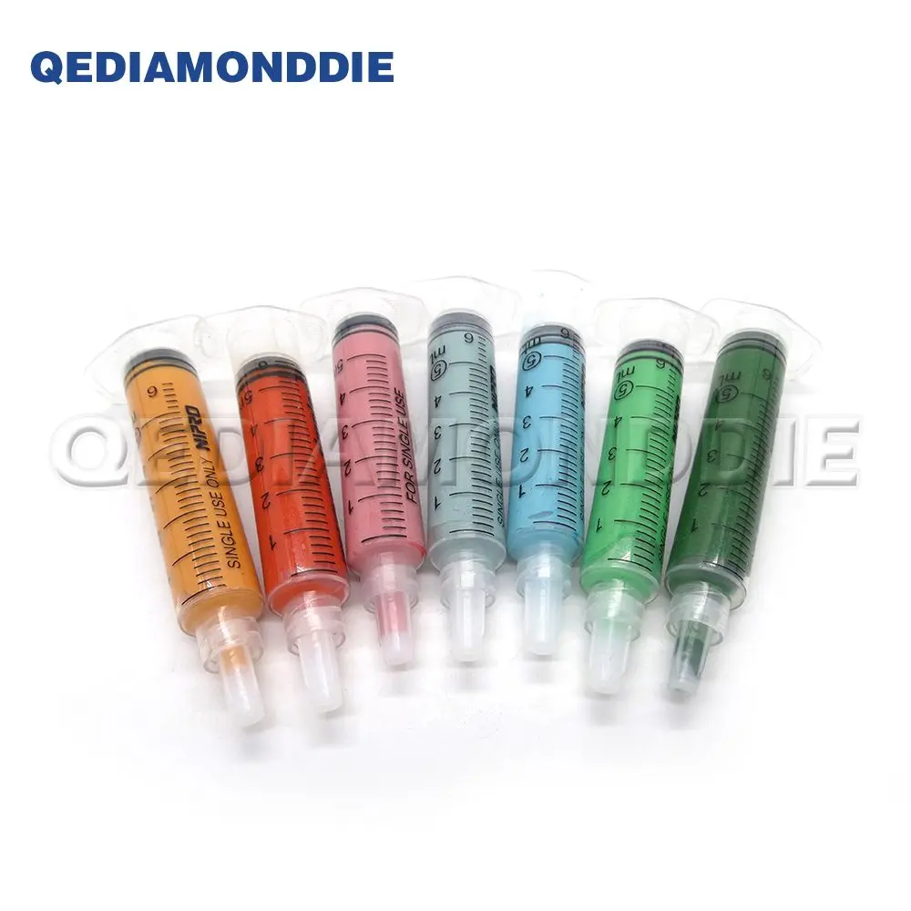 10pcs 5g Diamond Polishing Lapping Paste Pastes Contains Diamond Compound High Strength Uniform Grit Size Good Polishing Effect
10pcs 5g Diamond Polishing Lapping Paste Pastes Contains Diamond Compound High Strength Uniform Grit Size Good Polishing Effect