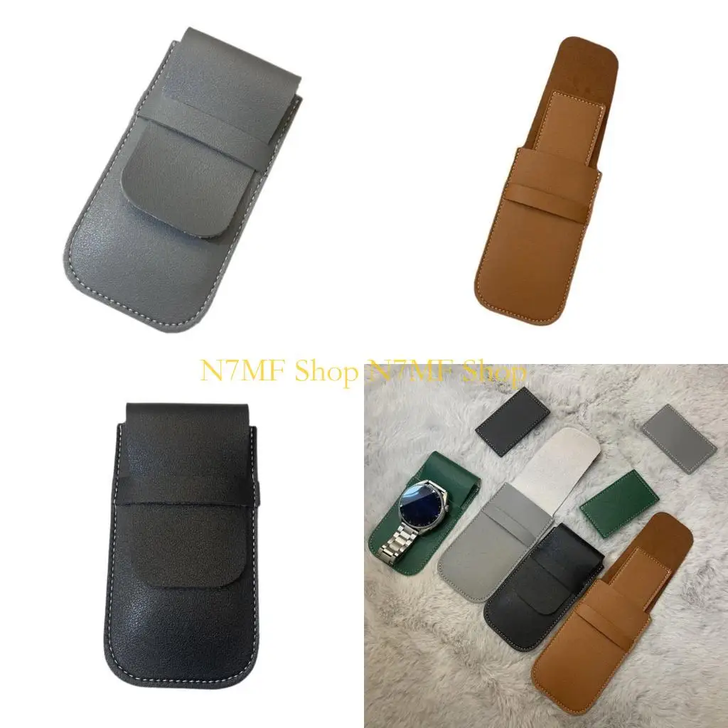 N7MF Stylish Travel Friendly Watch Holder Storage Bag with Spacious Compartments PU Leather Pack for Display Organization
N7MF Stylish Travel Friendly Watch Holder Storage Bag with Spacious Compartments PU Leather Pack for Display Organization