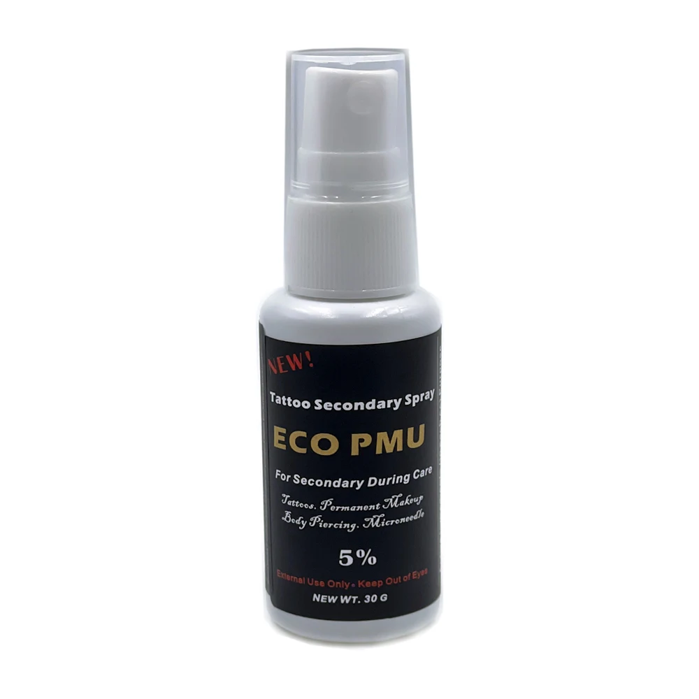 ECO PMU Tattoo Accessoires Secondary Tattoo Spray 30ml
ECO PMU Tattoo Accessoires Secondary Tattoo Spray 30ml