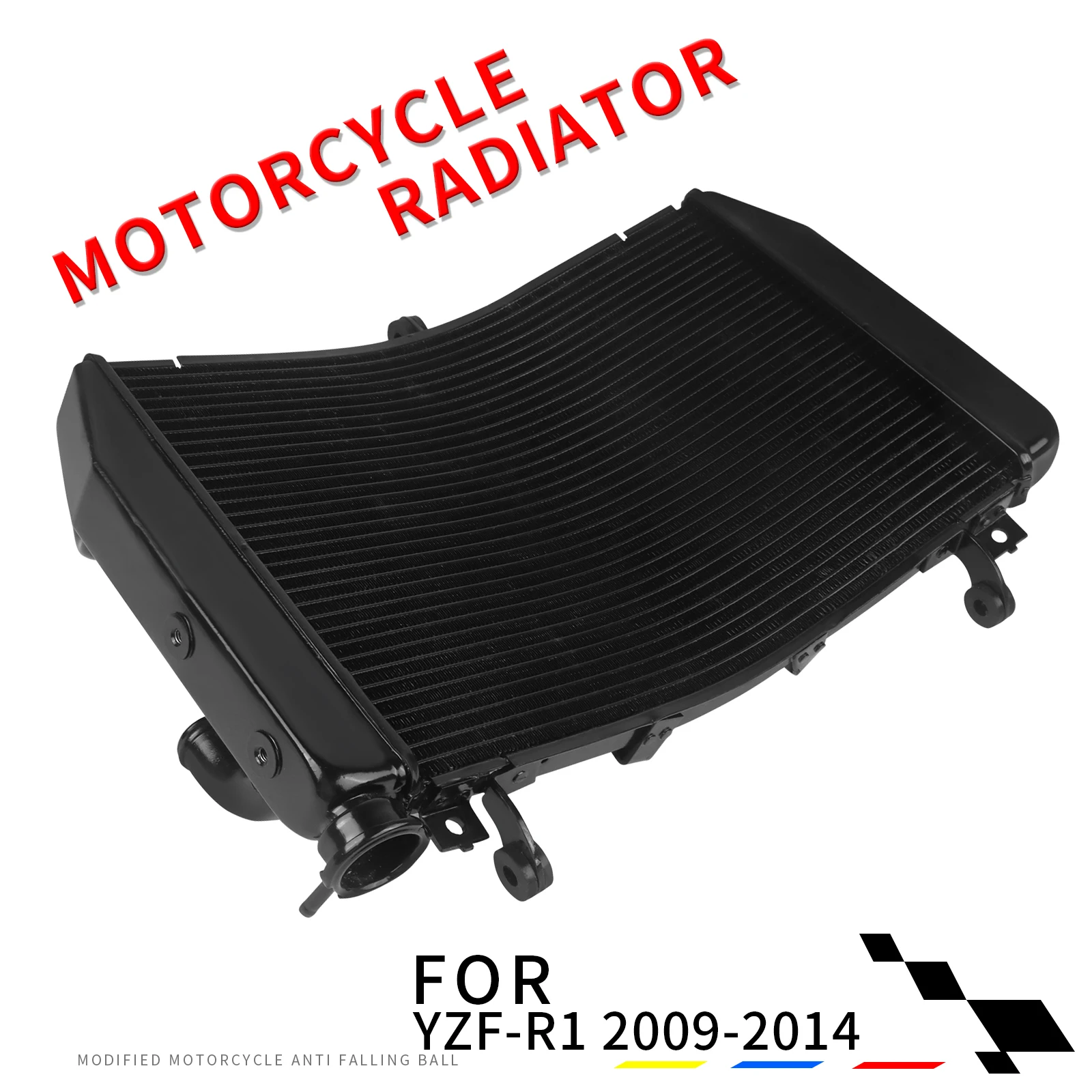 For Yamaha YZFR1 YZF R1 YZF-R1 2009-2014 2010 2011 2012 2013 Motorcycle Engine Radiator Aluminum Cooler Cooling Water Tank
For Yamaha YZFR1 YZF R1 YZF-R1 2009-2014 2010 2011 2012 2013 Motorcycle Engine Radiator Aluminum Cooler Cooling Water Tank