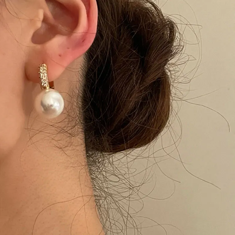 Evimi Silver Color Pearl Temperament Earrings For Women French Party Gift Jewelry 2021 New
Evimi Silver Color Pearl Temperament Earrings For Women French Party Gift Jewelry 2021 New
