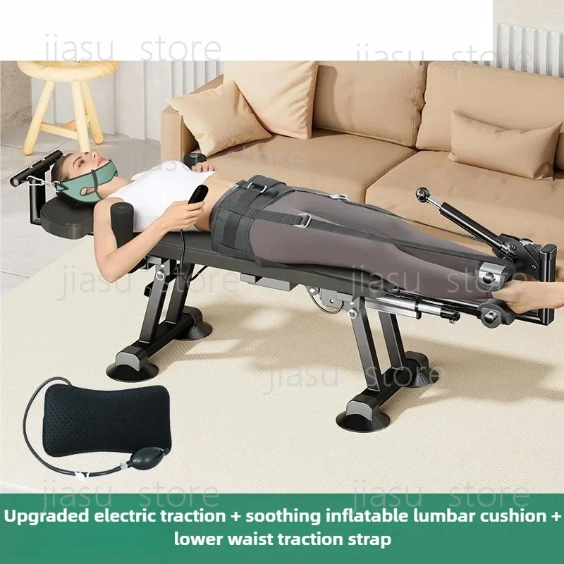 Electric Traction Table Waist Spine Stretching Machine, Hamstring Fitness Inversion Automatic Traction Device
Electric Traction Table Waist Spine Stretching Machine, Hamstring Fitness Inversion Automatic Traction Device