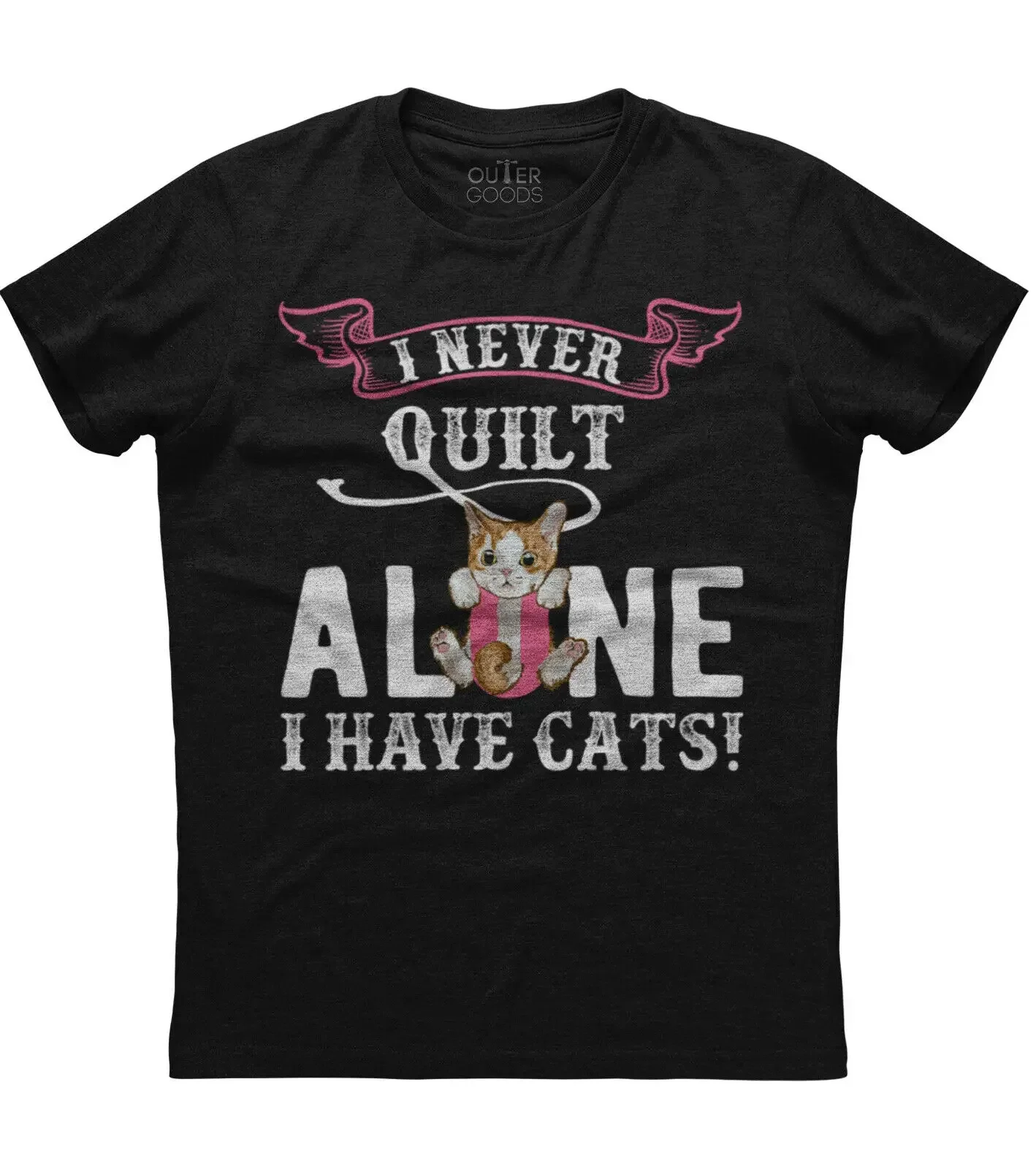 I Never Quilt Alone I Have Cats! Funny Cat Lovers Phrase T-Shirt. Summer Cotton O-Neck Short Sleeve Mens T Shirt New S-3XL
I Never Quilt Alone I Have Cats! Funny Cat Lovers Phrase T-Shirt. Summer Cotton O-Neck Short Sleeve Mens T Shirt New S-3XL