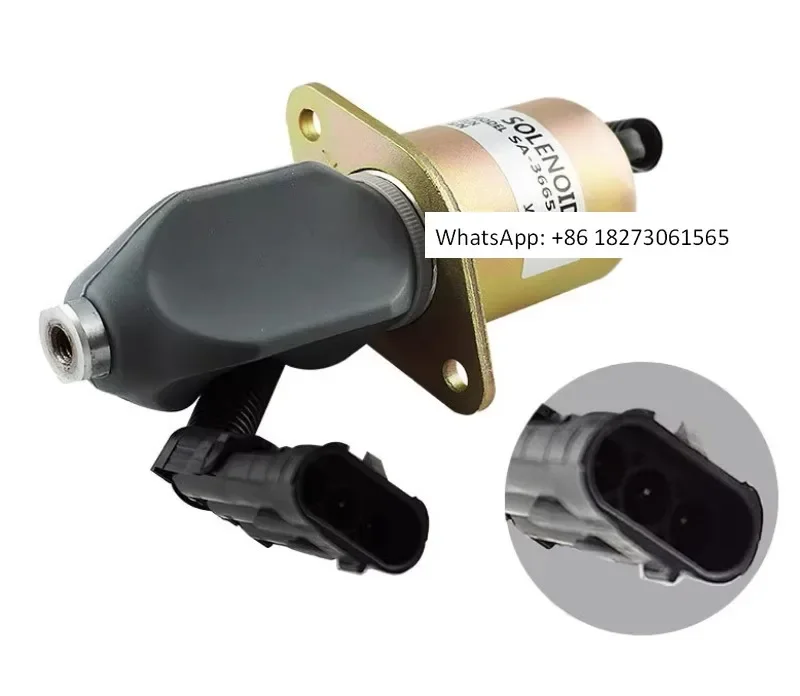 Accessories Generator Shutdown Solenoid Valve Power Off Valve with Bracket SA-3665
Accessories Generator Shutdown Solenoid Valve Power Off Valve with Bracket SA-3665