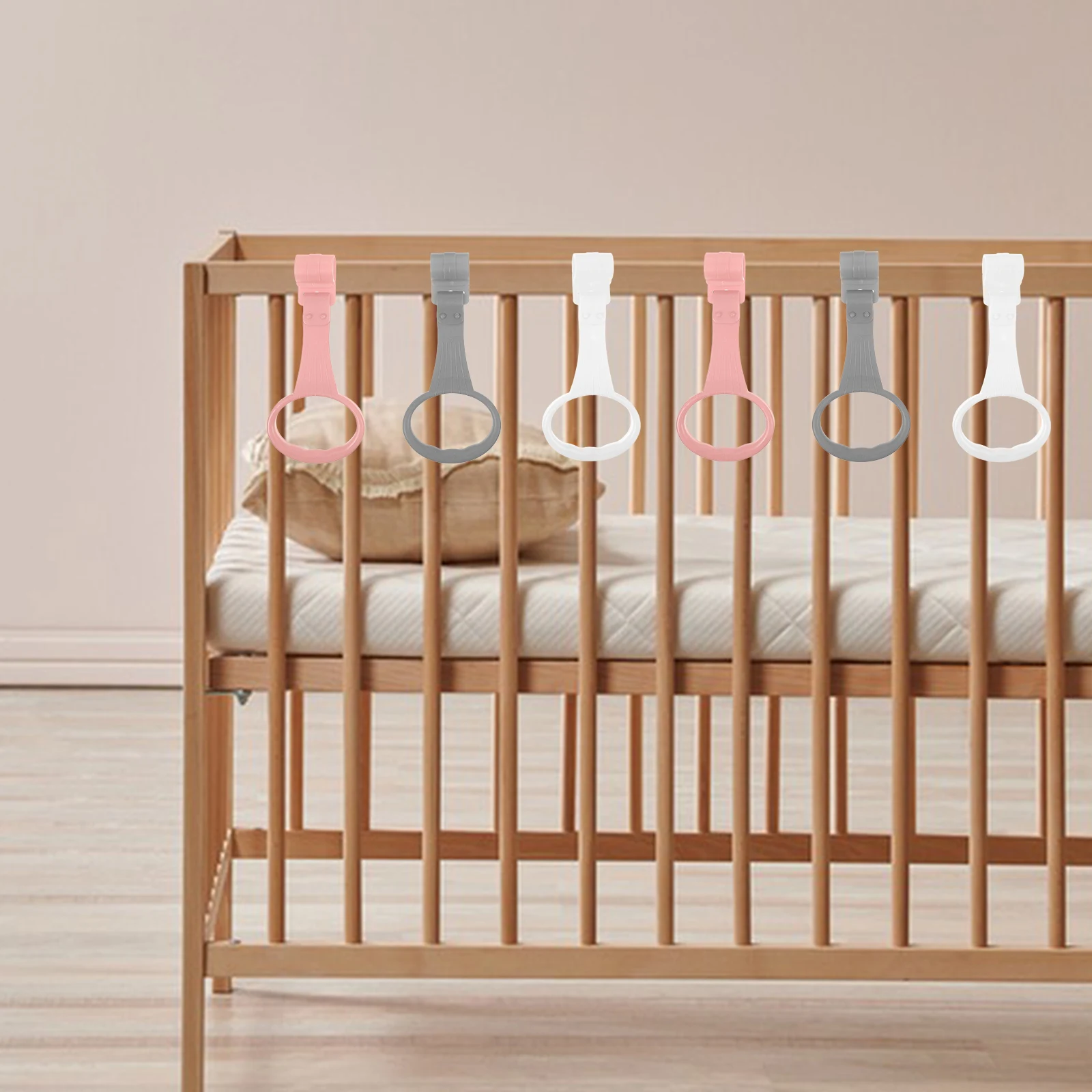 6 Pcs Baby Cot Hanging Rings Plastic Pull Up Rings for Playpen Crib Hand Tools Stand Up Hoop Toddler
6 Pcs Baby Cot Hanging Rings Plastic Pull Up Rings for Playpen Crib Hand Tools Stand Up Hoop Toddler