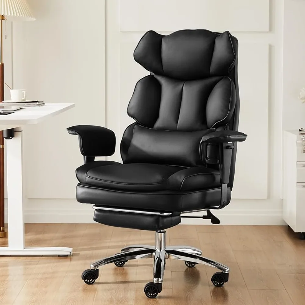 Home office desks and chairs with ergonomic high backrest, adjustable tilt angle for comfortable PU leather computer games,black
Home office desks and chairs with ergonomic high backrest, adjustable tilt angle for comfortable PU leather computer games,black
