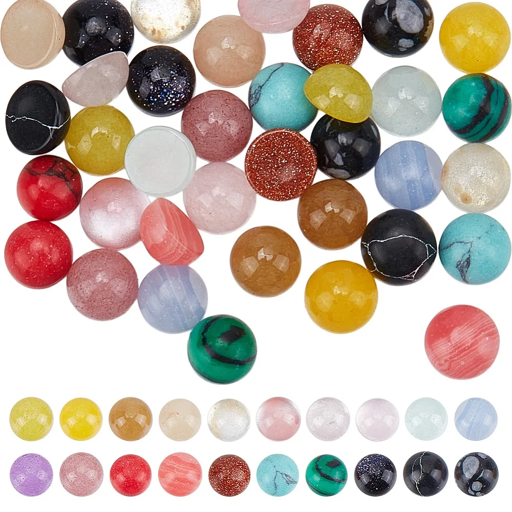 Cabochons Half Round 4x2~2.5mm 20 styles 2pcs/style
Cabochons Half Round 4x2~2.5mm 20 styles 2pcs/style
