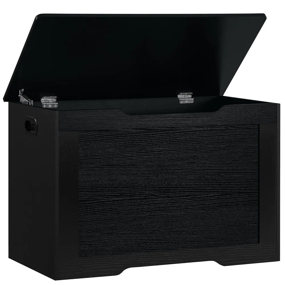 29.5” Storage Chest, Toy Box With Safety Hinge & Gel Bumpers, Toy Chest, Lift Top Storage Trunk, Supports 220 Lb, For Living
29.5” Storage Chest, Toy Box With Safety Hinge & Gel Bumpers, Toy Chest, Lift Top Storage Trunk, Supports 220 Lb, For Living