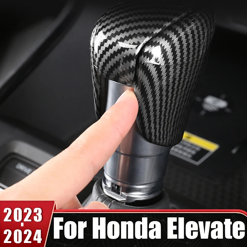 ABS Carbon Fiber Car Gear Head Shift Collars Cover For Honda Elevate 2023 2024 Gearbox Shifter Knob Case Sticker Accessories
ABS Carbon Fiber Car Gear Head Shift Collars Cover For Honda Elevate 2023 2024 Gearbox Shifter Knob Case Sticker Accessories