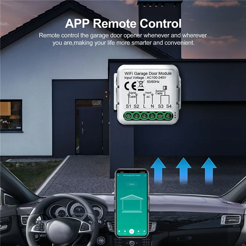 T35C Tuya Smart WiFi переключатель гаражных ворот, датчики, контроллер открывания, голосовой пульт дистанционного управления, переключатель для дома, умная жизнь
T35C Tuya Smart WiFi переключатель гаражных ворот, датчики, контроллер открывания, голосовой пульт дистанционного управления, переключатель для дома, умная жизнь