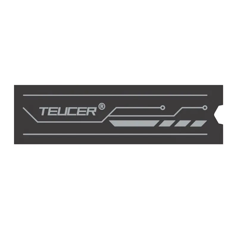 TEUCER Graphene M.2 SSD Heat Sink, Dual-Layer Graphene And Copper Foil Design Cooler Radiator For Laptop PC M.2 2280 SSD
TEUCER Graphene M.2 SSD Heat Sink, Dual-Layer Graphene And Copper Foil Design Cooler Radiator For Laptop PC M.2 2280 SSD