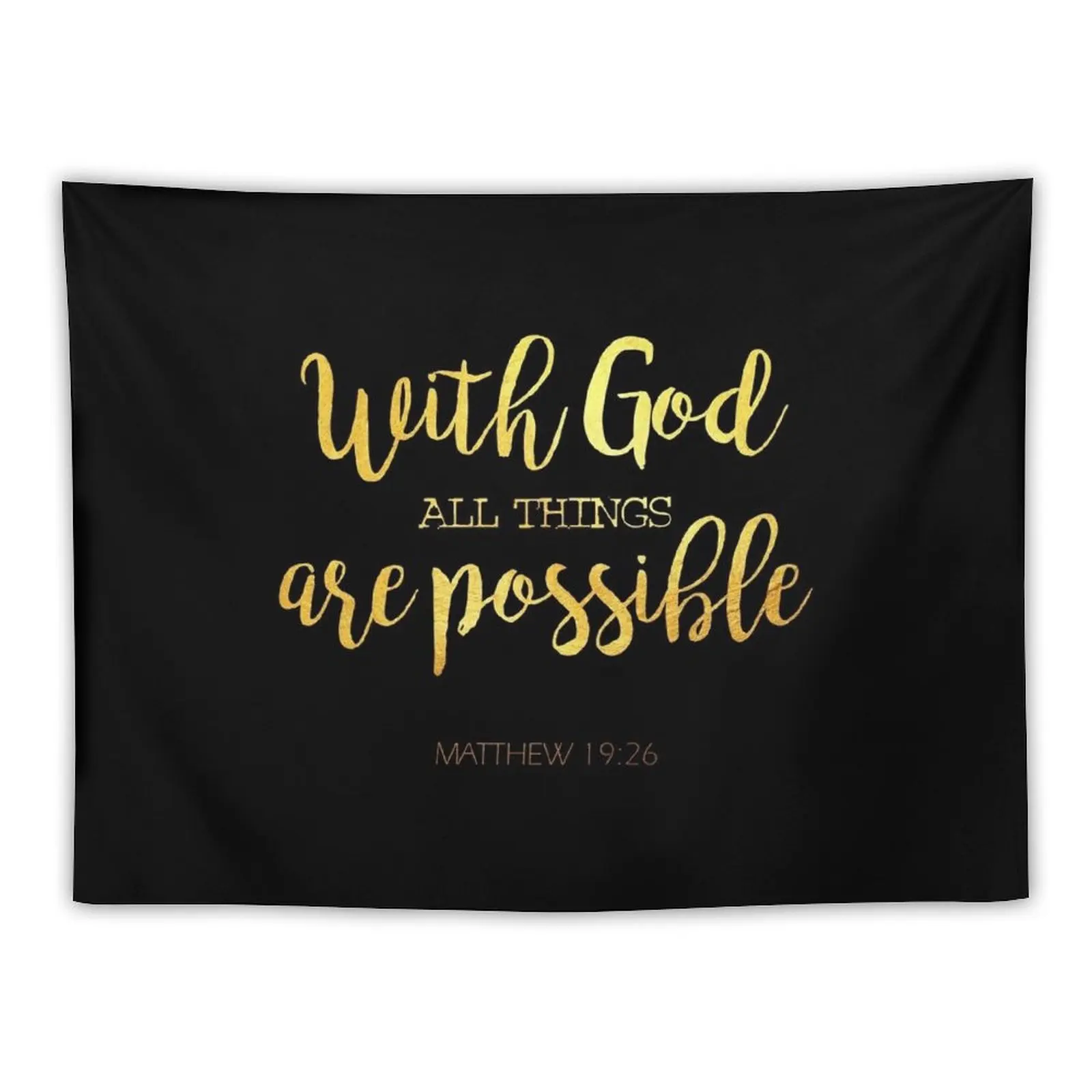 With god all things are possible Tapestry Anime Decor Cute Tapestry Bed Room Decoration
With god all things are possible Tapestry Anime Decor Cute Tapestry Bed Room Decoration