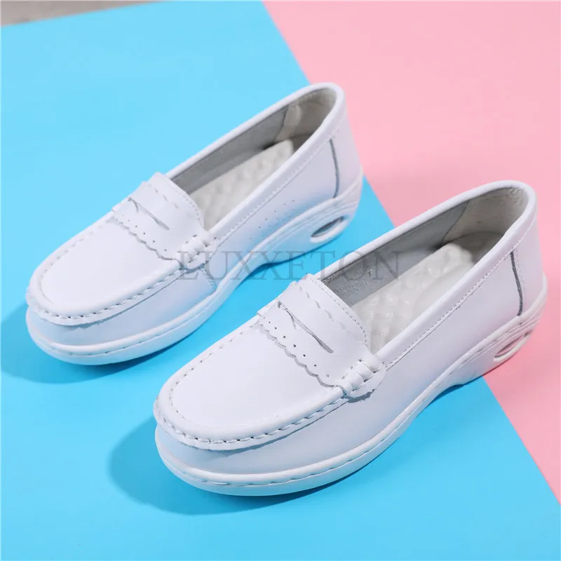Women Thick Soled Casual Nurse Flat Soled Walking Height Increase Wear Resistant Comfortable and Professional
Women Thick Soled Casual Nurse Flat Soled Walking Height Increase Wear Resistant Comfortable and Professional