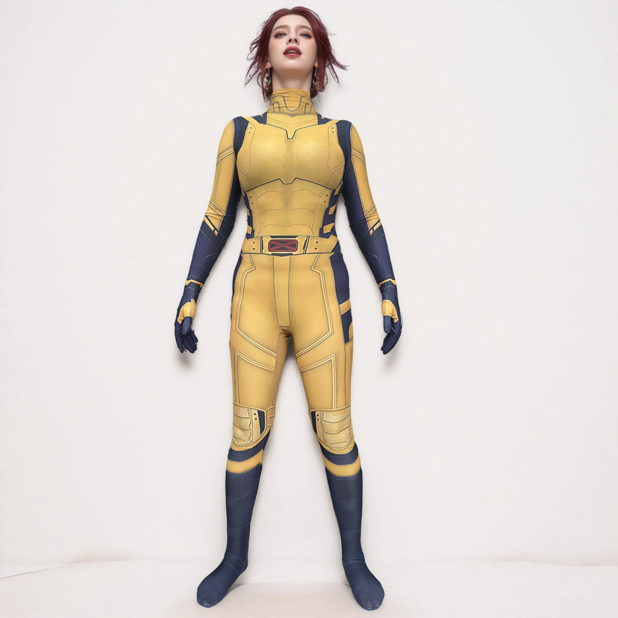 Halloween Adults Female Wolverine Movie Cosplay Costume Superhero Zentai Suit Cosplay Bodysuit Woman Party Jumpsuit
Halloween Adults Female Wolverine Movie Cosplay Costume Superhero Zentai Suit Cosplay Bodysuit Woman Party Jumpsuit