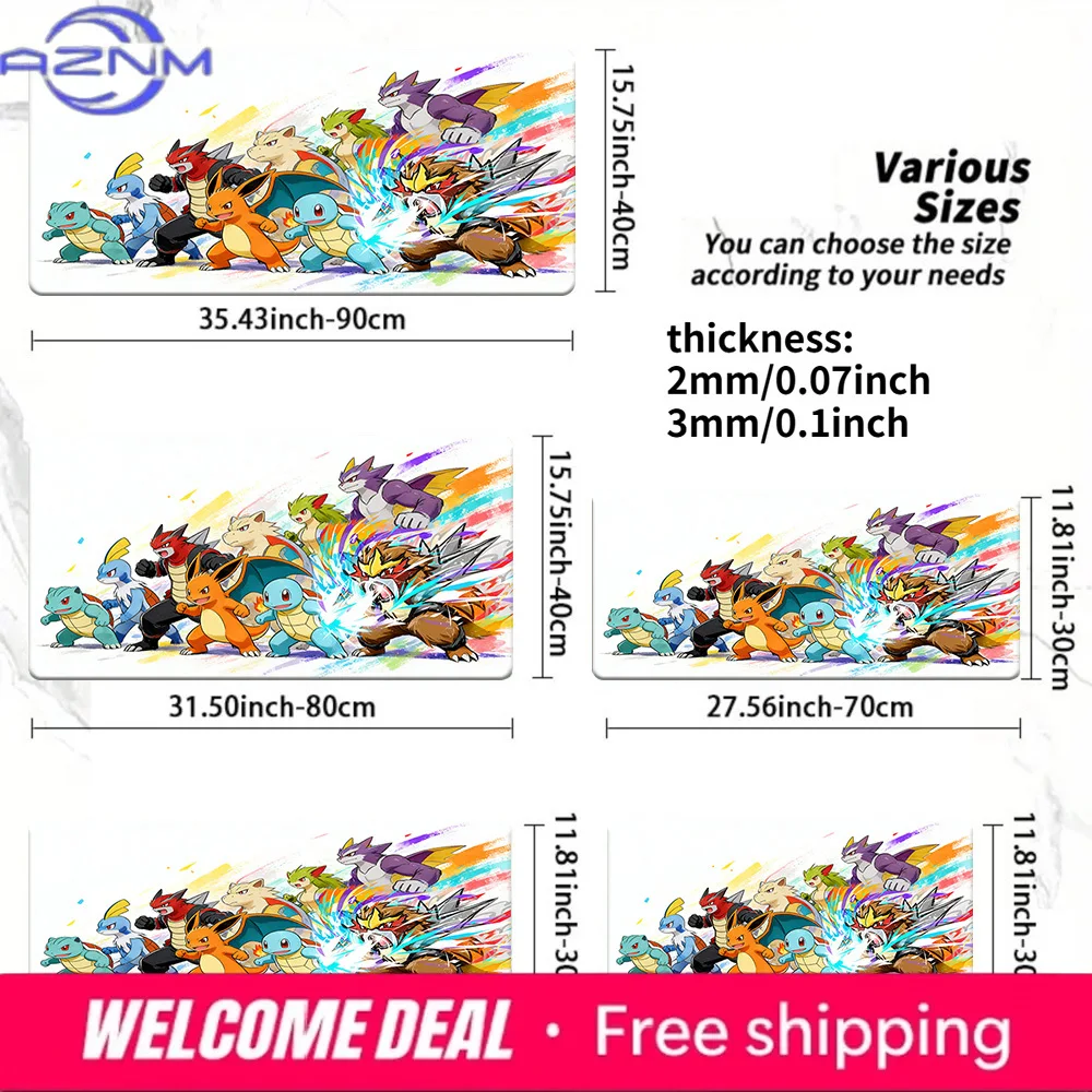 Vibrant Multi-Pokemon Team TCG Playmat Non-Slip Washable Mat
Vibrant Multi-Pokemon Team TCG Playmat Non-Slip Washable Mat
