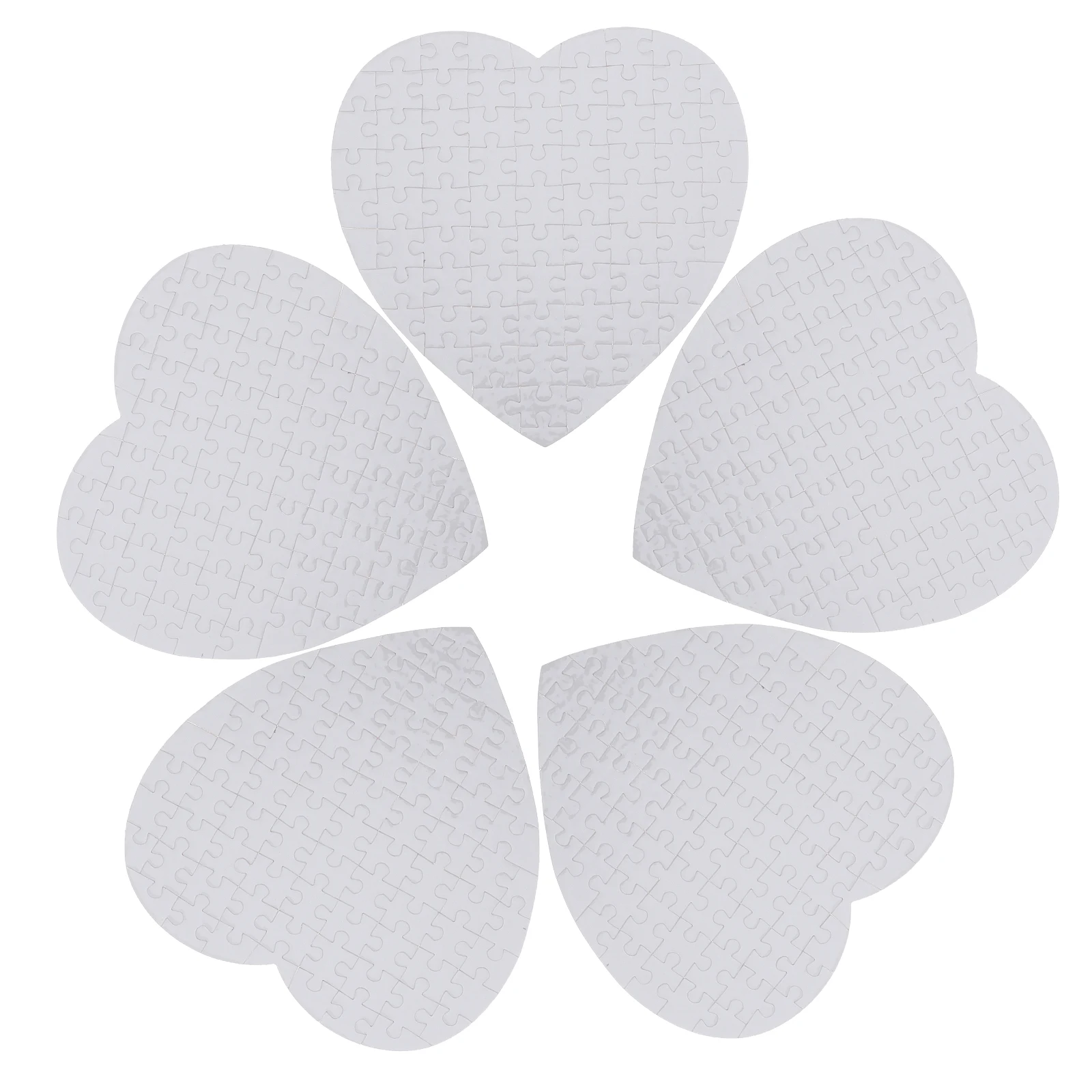 5 Sets Heart-shaped Puzzle Sublimate Sublimation Puzzles Pearlescent Printable Jigsaw Card Heat Transfer DIY Child
5 Sets Heart-shaped Puzzle Sublimate Sublimation Puzzles Pearlescent Printable Jigsaw Card Heat Transfer DIY Child
