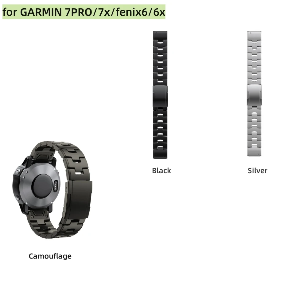 Титановый ремешок для часов GARMIN 7PRO/7x/fenix6/6x, ремешок для часов, аксессуары для часов
Титановый ремешок для часов GARMIN 7PRO/7x/fenix6/6x, ремешок для часов, аксессуары для часов