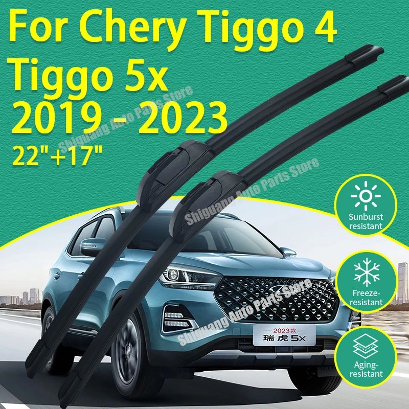Front Silicone Coating Wipers for Chery Tiggo 4 Tiggo 5x 2019 - 2023 Car Wiper Windshield Windscreen Blades Accessories 2020
Front Silicone Coating Wipers for Chery Tiggo 4 Tiggo 5x 2019 - 2023 Car Wiper Windshield Windscreen Blades Accessories 2020