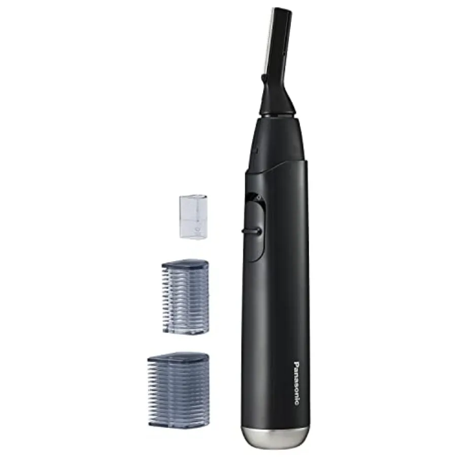 Facial Hair Trimmer for Sensitive Skin Unisex Detailer with Flexible Head Gentle on Acne Includes 2 Eyebrow Attachments Wet/Dry
Facial Hair Trimmer for Sensitive Skin Unisex Detailer with Flexible Head Gentle on Acne Includes 2 Eyebrow Attachments Wet/Dry