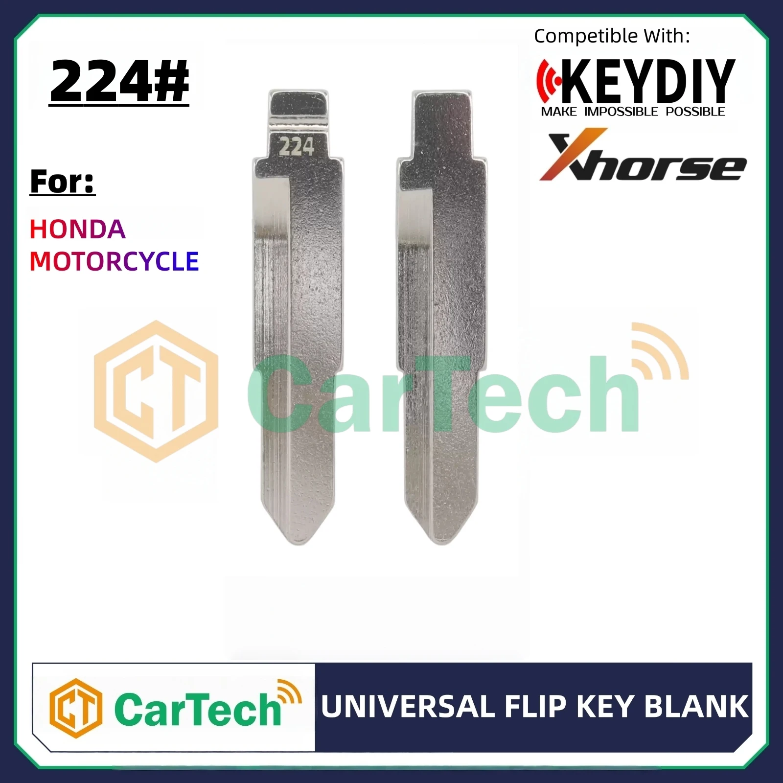 224# Uncut Flip Blank Key Blade for KEYDIY KD XHORSE VVDI Universal Remote Fit HONDA MOTORCYCLE Motorcycle Motorbike Scooter
224# Uncut Flip Blank Key Blade for KEYDIY KD XHORSE VVDI Universal Remote Fit HONDA MOTORCYCLE Motorcycle Motorbike Scooter