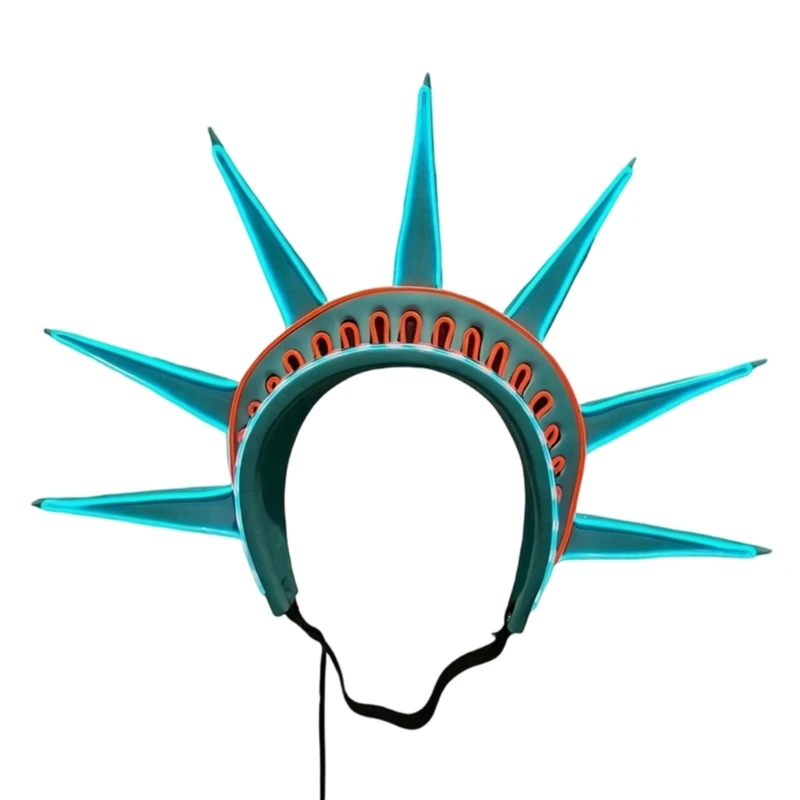 HX6F Light Up Party Crowns Headband Costume Hairband Fashion Accessory for Adult
HX6F Light Up Party Crowns Headband Costume Hairband Fashion Accessory for Adult