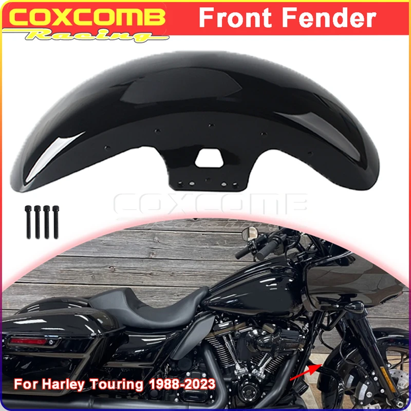 Motorcycle Iron Front Fender Wrap-Around Mudguard Cover For Harley Touring Road King Street Electra Glide FLHX FLHT FLHR 88-2023
Motorcycle Iron Front Fender Wrap-Around Mudguard Cover For Harley Touring Road King Street Electra Glide FLHX FLHT FLHR 88-2023