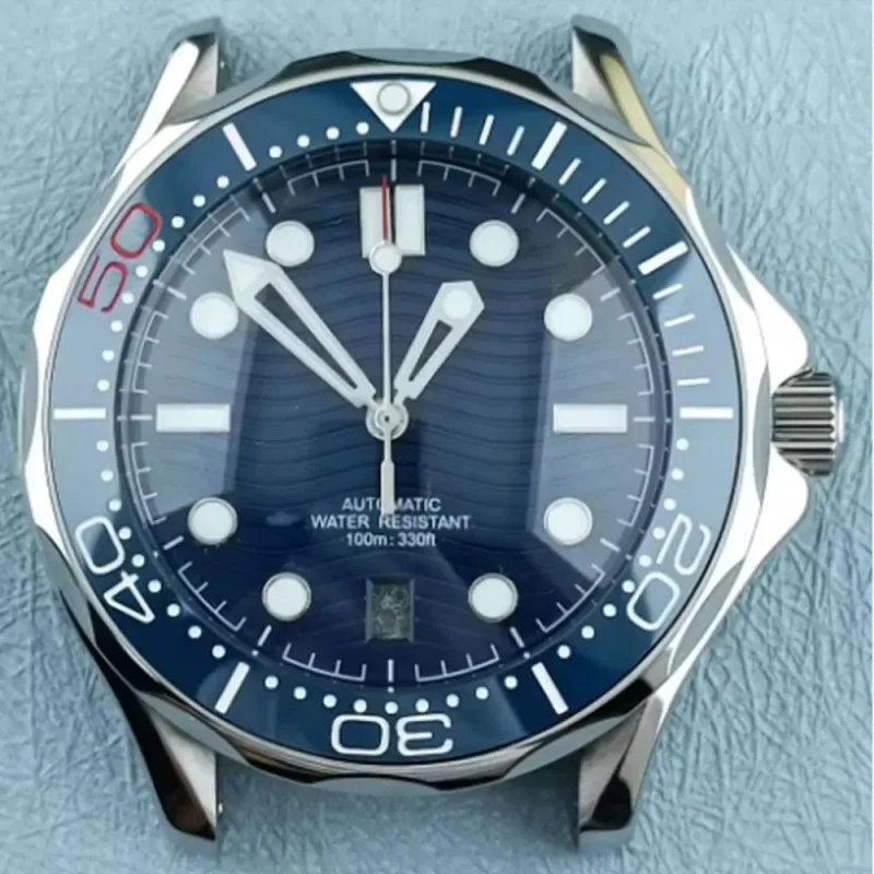 Watch 41mm 316L stainless steel sapphire glass case 5bar waterproofr fit 31mm dial and NH35 36 6 o'clock automatic movement
Watch 41mm 316L stainless steel sapphire glass case 5bar waterproofr fit 31mm dial and NH35 36 6 o'clock automatic movement