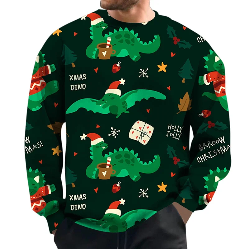 Candy Dinosaur Pattern Hoodie For Men Christmas Tree 3D Printed Pullover Autumn Long Sleeve O-Neck Hoodies Loose Sweatshirts
Candy Dinosaur Pattern Hoodie For Men Christmas Tree 3D Printed Pullover Autumn Long Sleeve O-Neck Hoodies Loose Sweatshirts
