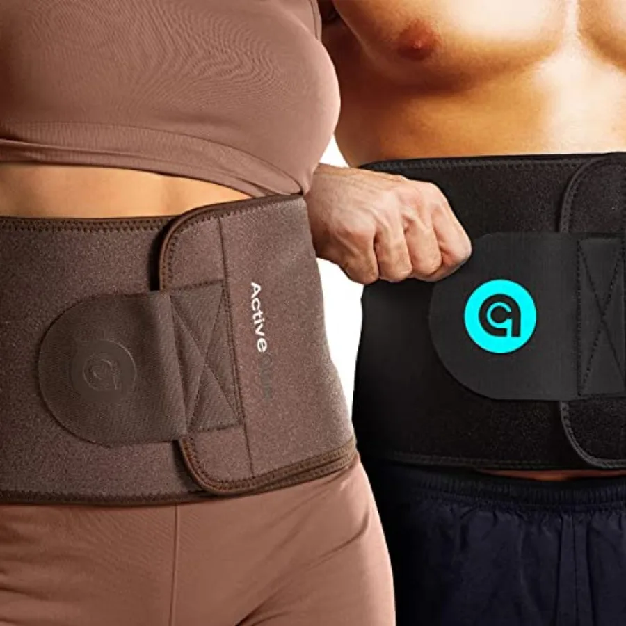 ActiveGear Waist Trimmer Belt Bundle for Men and Women Sweat Band Waist Trainer Belt for a Toned Look - Reinforced Trim and Dou
ActiveGear Waist Trimmer Belt Bundle for Men and Women Sweat Band Waist Trainer Belt for a Toned Look - Reinforced Trim and Dou